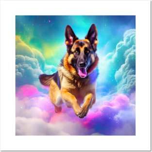 German Shepherd Heaven Posters and Art